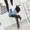 Women's High Heels Knee High Boots Western Cowboy Boots Women Winter Shoes Pointed Toe Ladies Motorcycle Boots Custom WSH3458