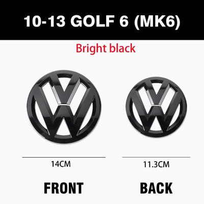 Hub Caps Car Front Bonnet Grill Badge Rear Trunk Emblem Logo Cover Not Affect ACC Valve For Volkswagen VW Golf 6 MK6 2010 2011 2