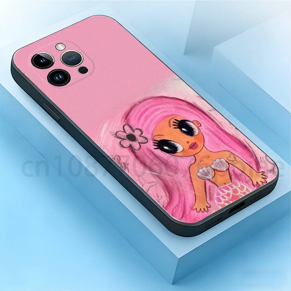

K-Karol G Tropicoqueta Phone Case For iPhone 17,16,15,14,13,12,11,Plus,Pro Max,Mini,Soft Silicone Black Cover iPhone16pro