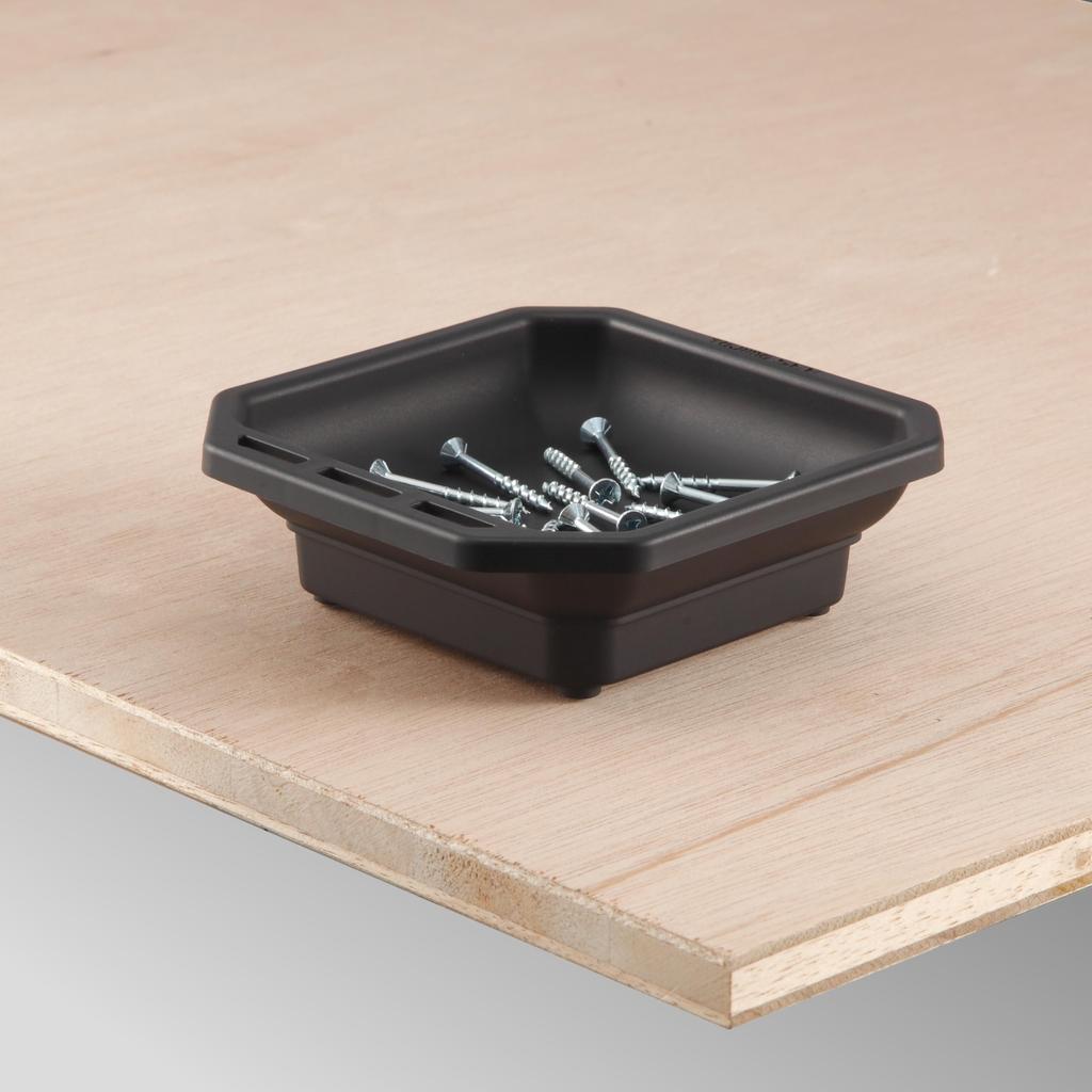 Tajima Safe System Safe Magnetic Tray for Resin Screws S Steel Screw Tray Safe Hook for Attaching to a Waist or Safe Toolbox Attaches to Steel Frames