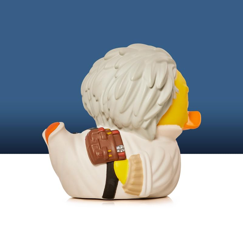 TUBBZ Mini Duck Brown Collectors Item Vinyl Rubber Figure - Back Future Official Merchandise Retro Action Movie TV