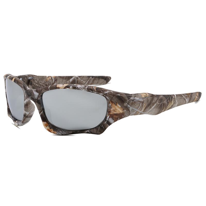 Men's Polarized Tactical Windproof Sunglasses - Military Green, Sports Style