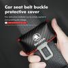 VIJT4 Car Seat Belt Buckle Plug Leather Car Seat Belt Clip Protective Covers For Skoda Octavia A5 A7 RS Fabia Superb Rapid Karoq