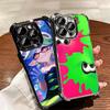 S-Splatoons Game Soft Phone Case For iPhone 15 16 17 Air 14 Pro Max 16E Plus 13 12 Mini Plating Anti-Fall Fundas