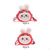3D Girls Shoulder Bag Plush Purse Cosplay Shopping Pouch Handbag Satchels Wallet Tote Adorable