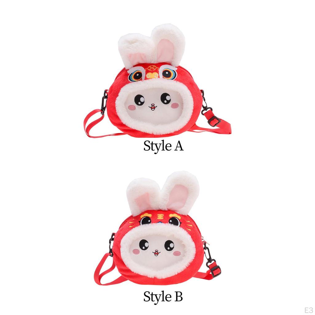3D Girls Shoulder Bag Plush Purse Cosplay Shopping Pouch Handbag Satchels Wallet Tote Adorable