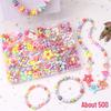 Acrylic Educational DIY Bracelet & Necklace Beading Kit for Girls
