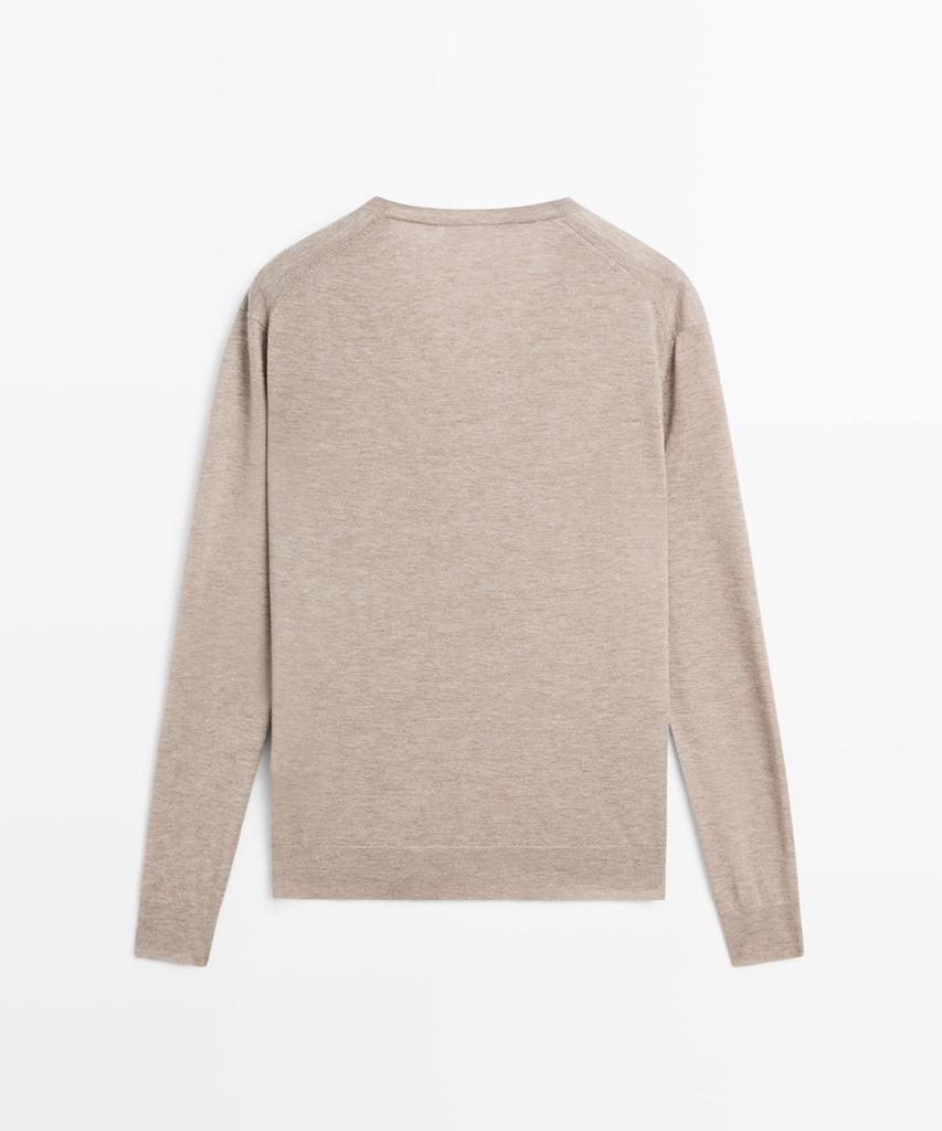 Masimodutti Wool Blend V-Neck Knit