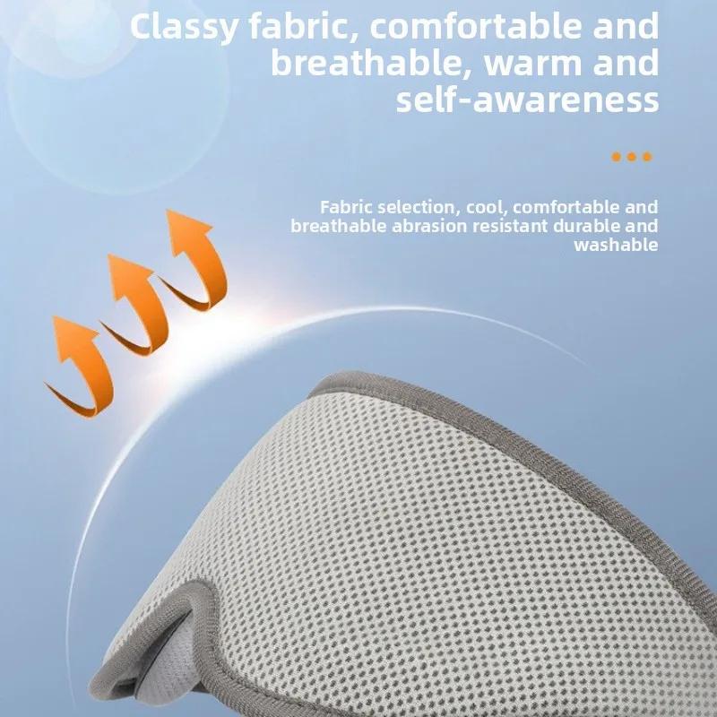 Soft Slim Sleep Mask 100% Blackout 3D Eye Mask Zero Eye Pressure Adjustable Sleeping Mask for Women Men Sleeping Aid Slaapmasker