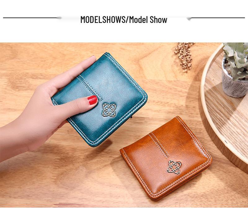 2025 Women's Retro European & American Short Coin Purse - Slim, Stylish Wallet