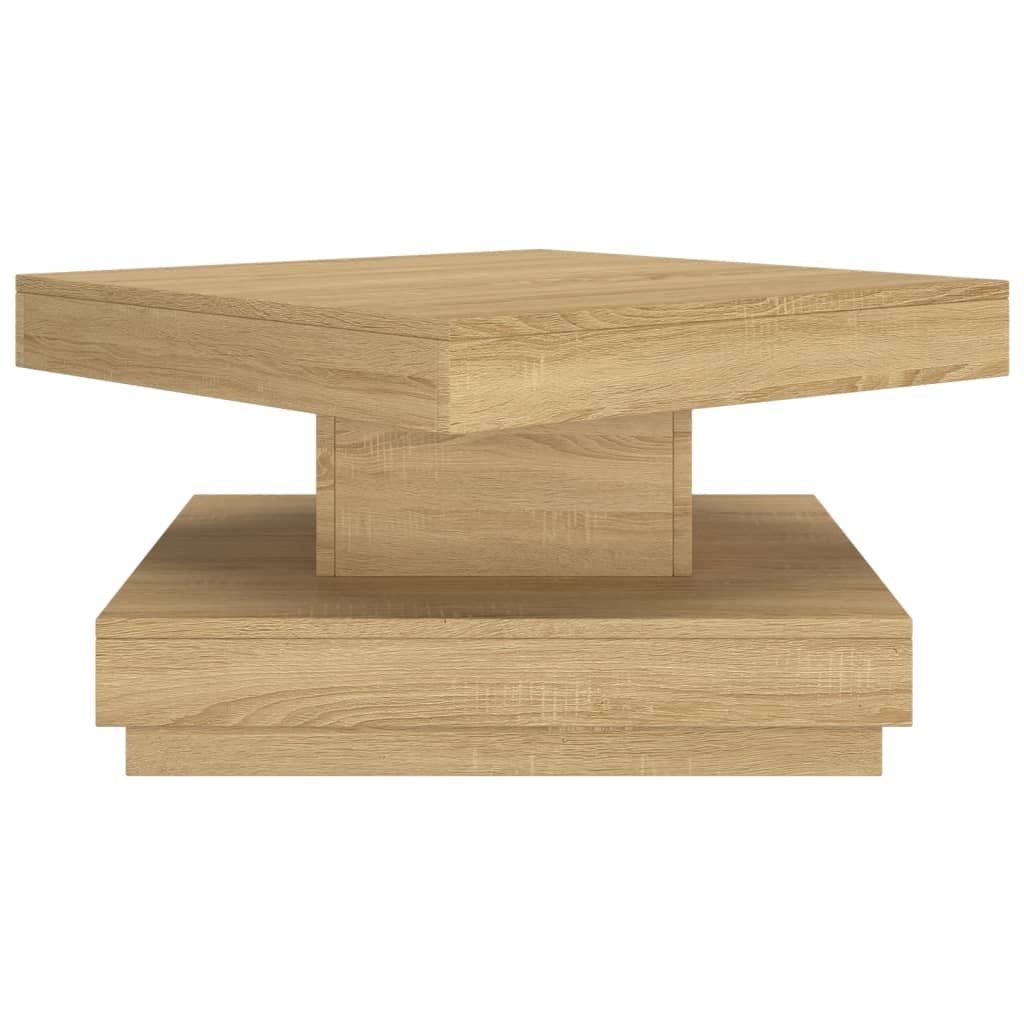 Vidaxl Stolik Kawowy, Jasnobrązowy, 60X60X35 Cm, Mdf