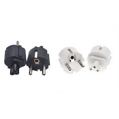 Stromkabel Stecker Adapter Eu4,8mm Stecker auf IEC320 C5 Buchse Stecker Adapter Für Laptop Netzteil Sicher Und Langlebigkeit