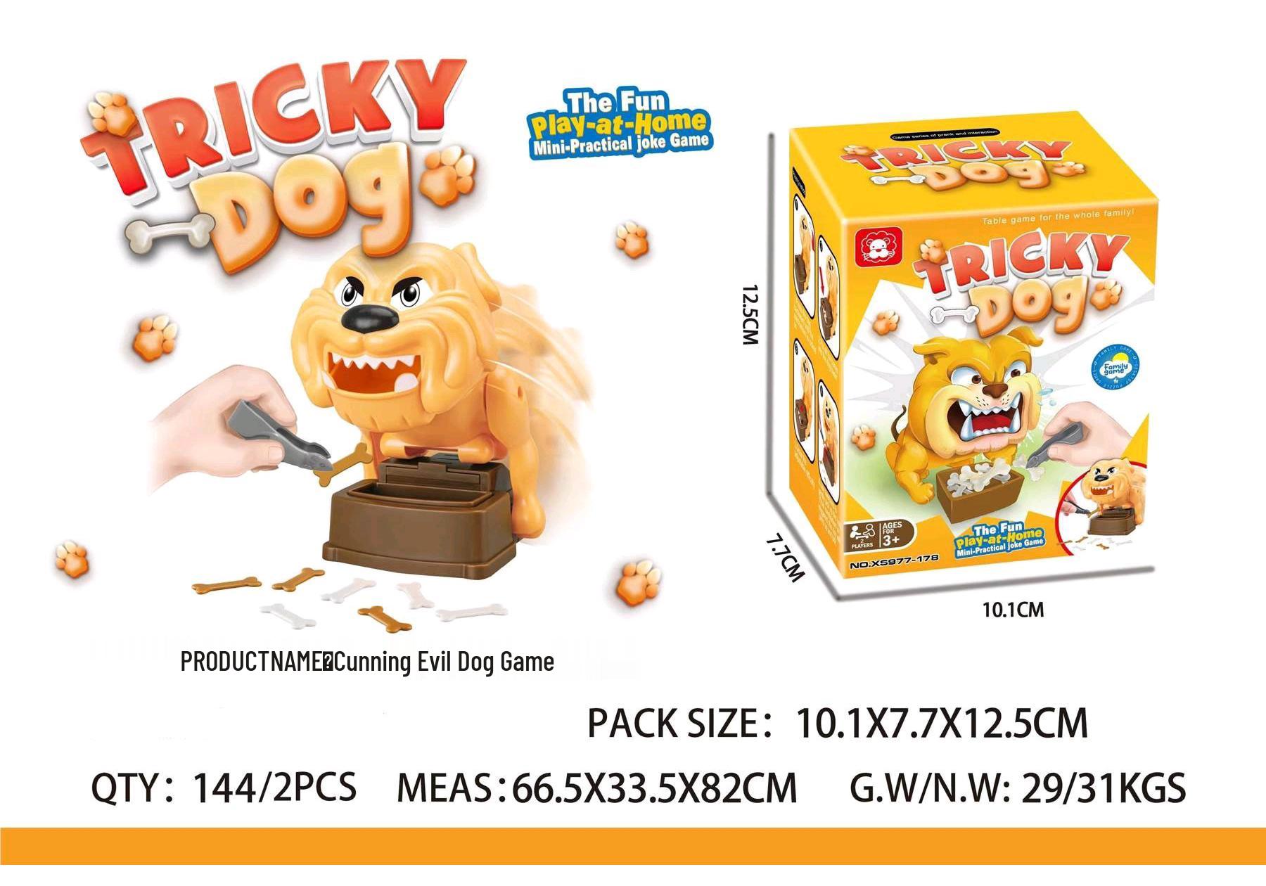 

Fierce Dog Board Game: Puppy Bites Finger - Fun Prank Toy for Kids