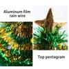 Christmas Tree Hat Non Woven Rain Silk Hat Suitable For Christmas Party Home Festival Clothing Props Shiny Christmas Hat