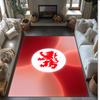 Tappeto Morbido per Pavimento Antiscivolo Decorazione Sportiva Middlesbrough FC Calcio Calcio Pattern per Camera da Letto