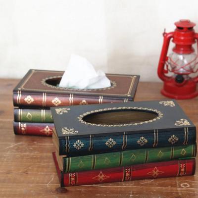 Wooden Facial Tissue Holder, 200Pcs Capacity Pumping Box Case, Napkin Holder