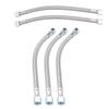 5pcs 14 X 1.5 Female Thread Air Compressor Element Hose Brake Silent Oil Free Line Pipe 50cm
