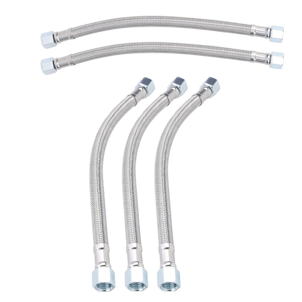 5pcs 14 X 1.5 Female Thread Air Compressor Element Hose Brake Silent Oil Free Line Pipe 50cm