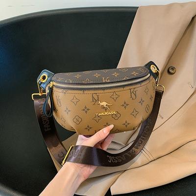 Sac banane nouvelle mode tendance imprimé sac messager rétro imprimé sac de poitrine pour femme sac pour femme polyvalent