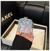 Acrylic box shoulder bag 2025 new fashion transparent jelly bag ins women's chain crossbody bag