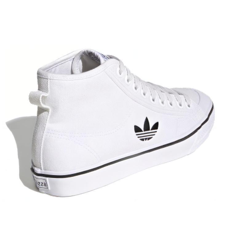 adidas Nizza Hi Cloud White Black Sneakers FW8351