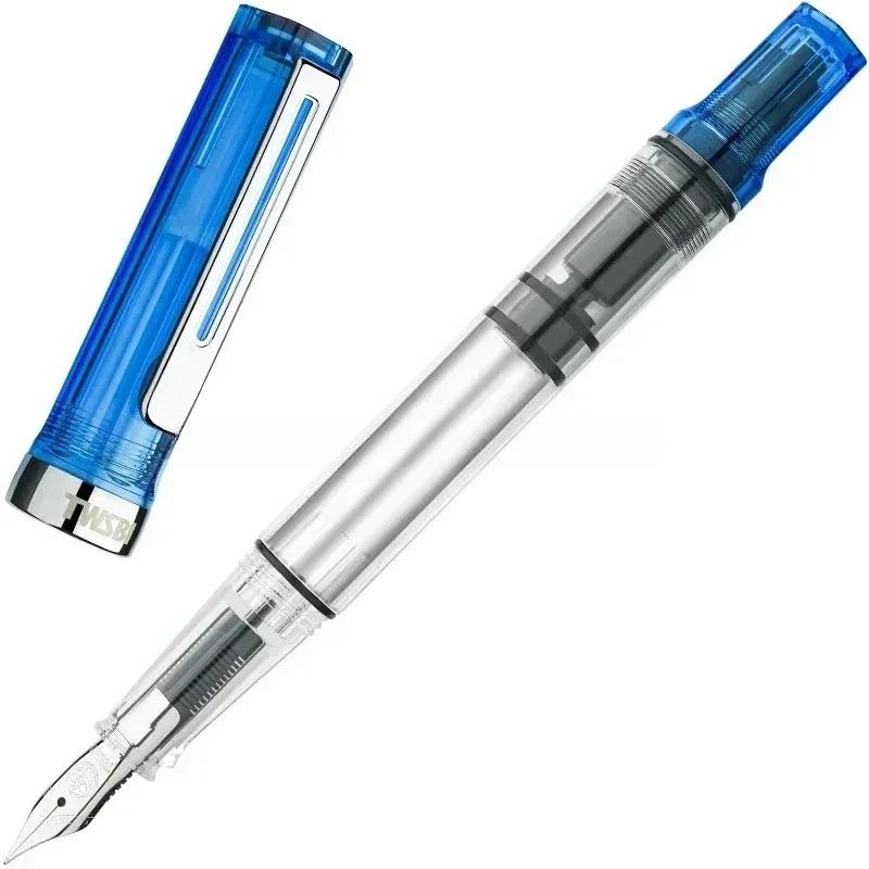

Нова поршнева ручка TWSBI ECO з прозорої смоли, тримач для ручки, велика ємність для чорнила, для студентів, ділові витратні матеріали, подарунок F(0.5-0.6mm)