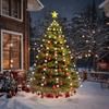 Christmas Tree Light Net with 180 Cold White LEDs 180 Cm