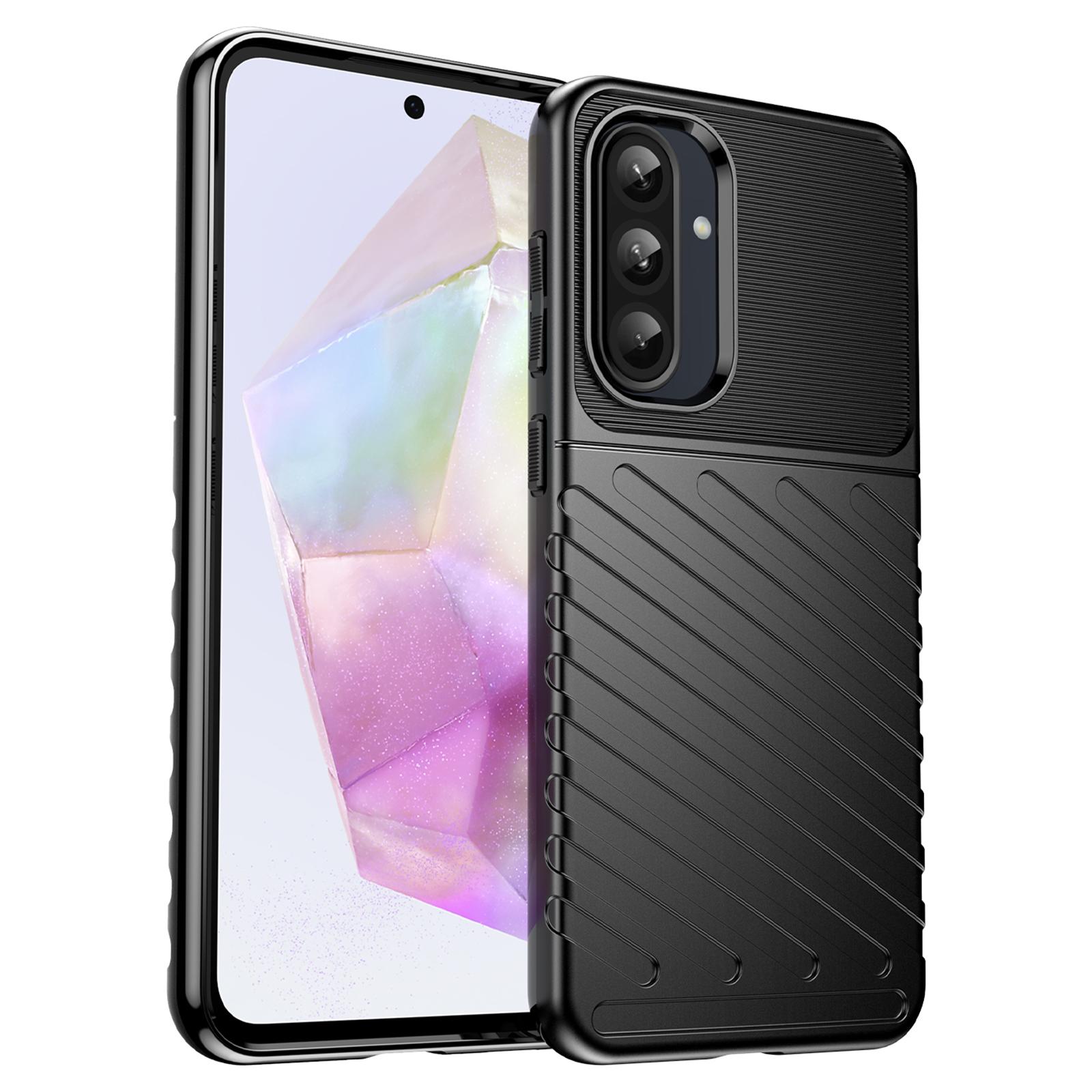 

Для Samsung Galaxy A36 5G/A56 5G Чехол Твиловая Текстура ТПУ Ударопрочный Защитный Чехол для Телефона A