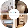 Motion Sensor Indoor Lights Motion Activated Light LED Strip Magnetic Rechargeable Nightlight Wireless Dimmable Lamp for Counter