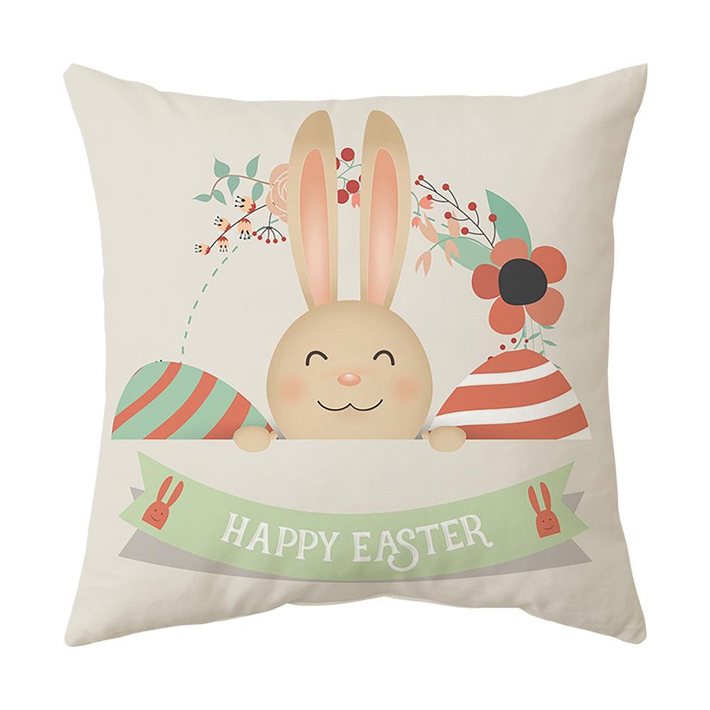 Rabbit Pillowcase Sofa Cushion Cover Office Waist Cushion Cushion Cover Can Be Made in Nordic Style