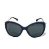 Used 10097 Fox Shape Eyewear 5338-HA c.1426/S4 7968 CC Mark Faux Pearl COCO Mark Acetate Navy Women's from Japan