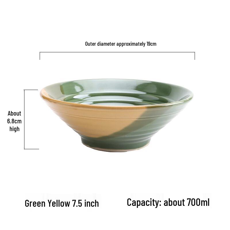 Chinese Style Ceramic Douli Noodle Bowl