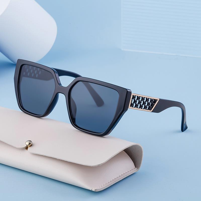 Box Anti-Blue Sunglasses Women'S Hollow Glasses Legs Sunglasses Men'S Glasses