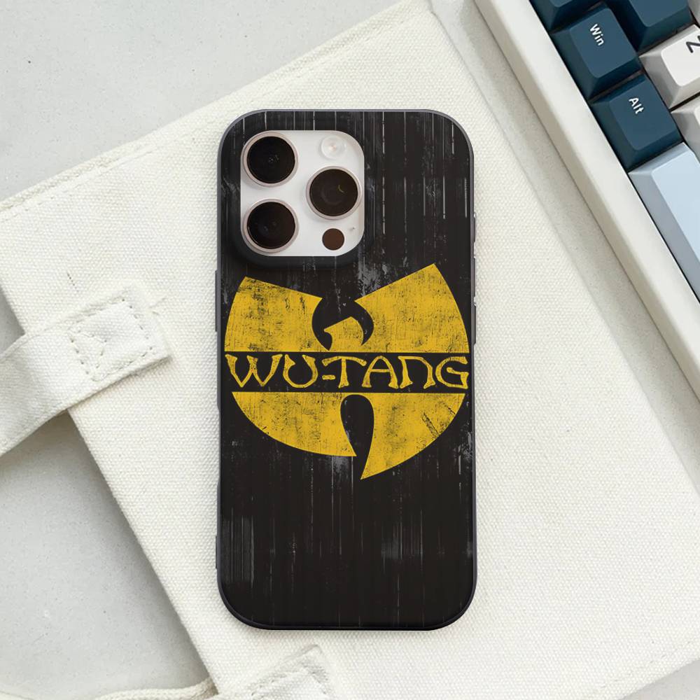 Mode-Trends WU-T-TANG CLANs Für IPhone 17 16 15 14 13 12 11 Pro Max Plus Pro Wellige Stoßfeste Matte Handyhülle
