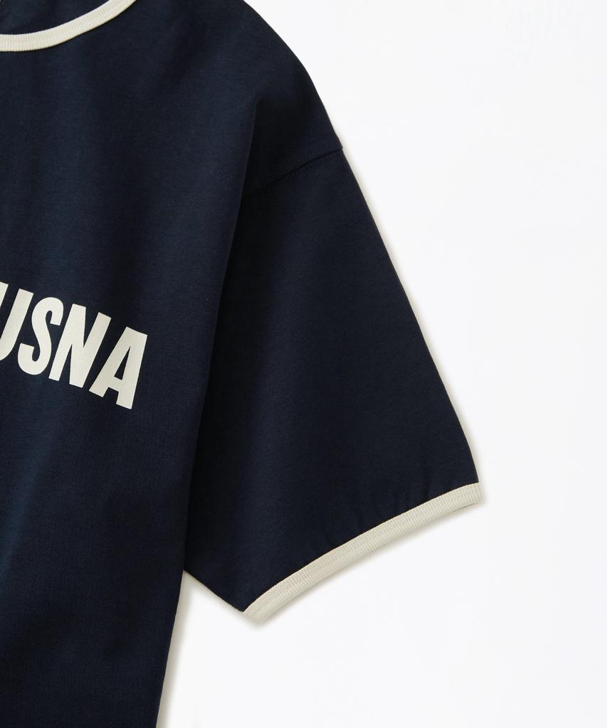 OUTSTANDING Mil Series Ringer Tee(Usna)_Navy