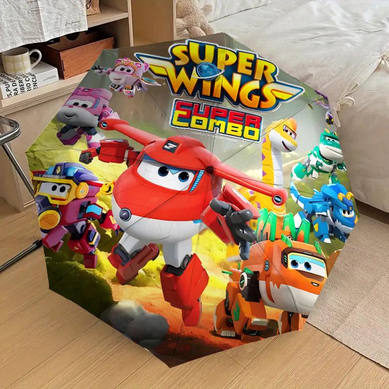 

1pc Super WingsSuper Combo Automatic Folding Umbrella, Portable Collapsible Design, Casual Outdoor Accessory L1127044