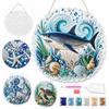 Glitzerndes Finish Perlenkunst DIY-Set Kompletter Bastel-Set Strassstein-Kunst-Set Handgemachtes Geschenk