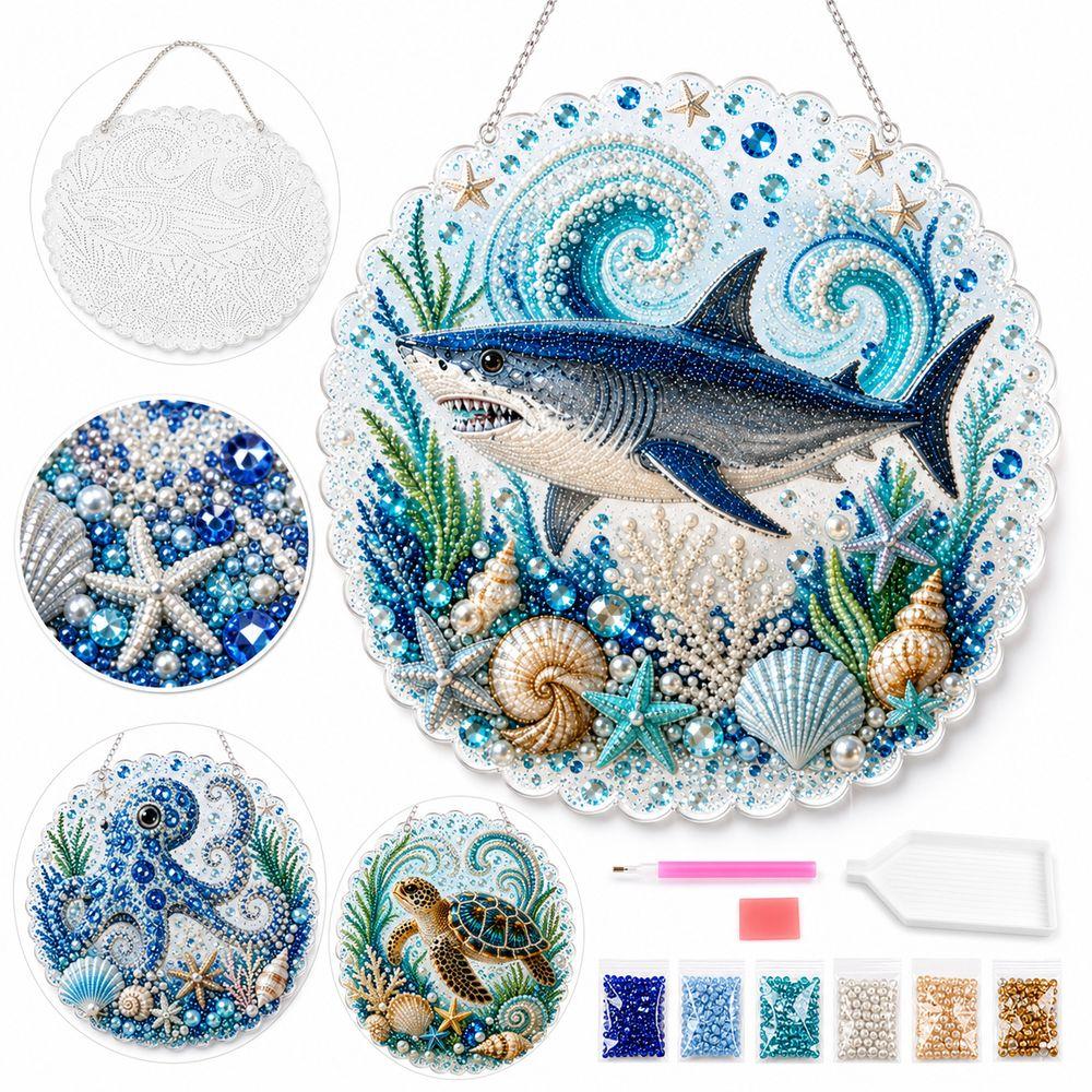 Glitzerndes Finish Perlenkunst DIY-Set Kompletter Bastel-Set Strassstein-Kunst-Set Handgemachtes Geschenk