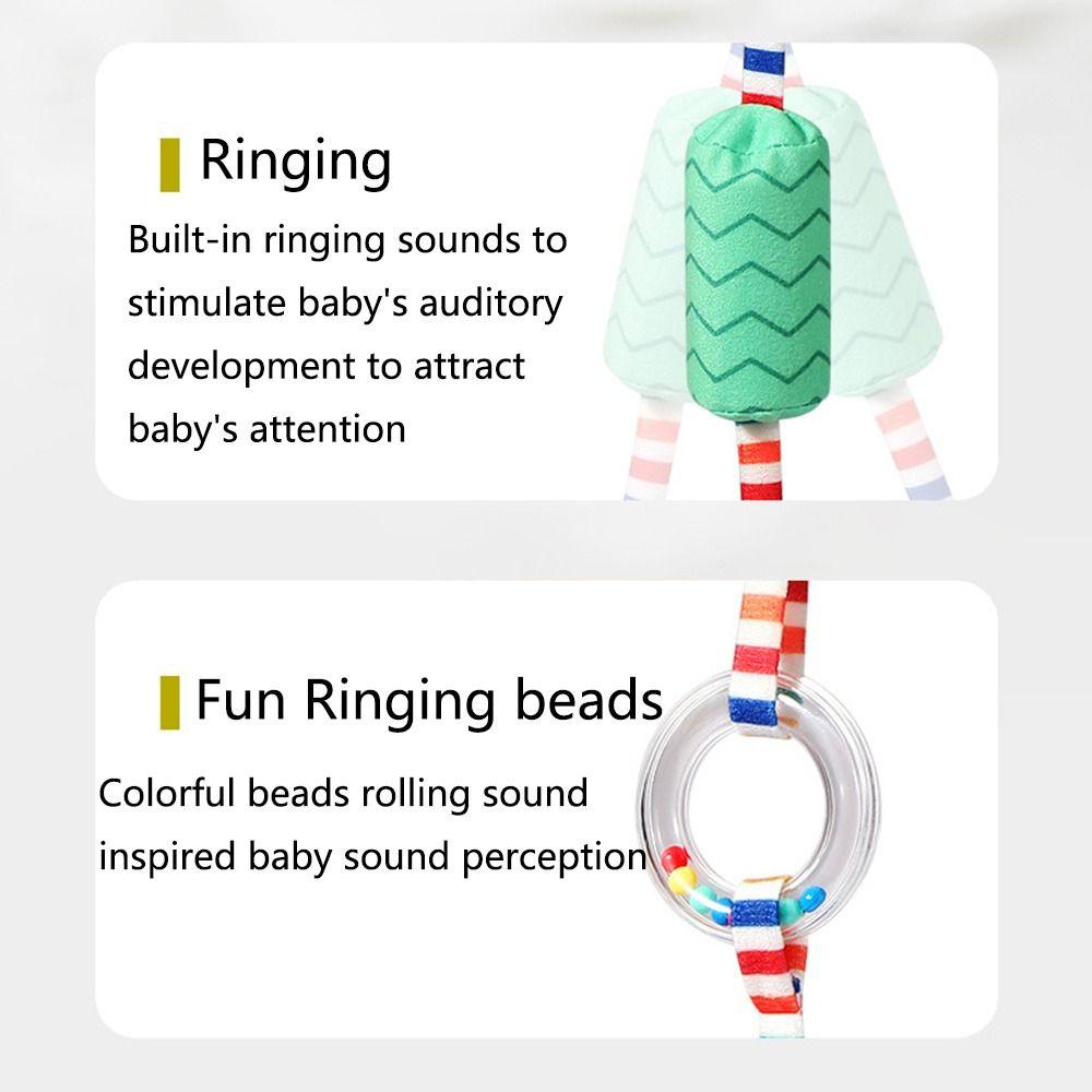 Cartoon Infant Comfort Bed Bell Cute Sensory Learning Toys Durable Baby Wind Chime Toy  Car Seat