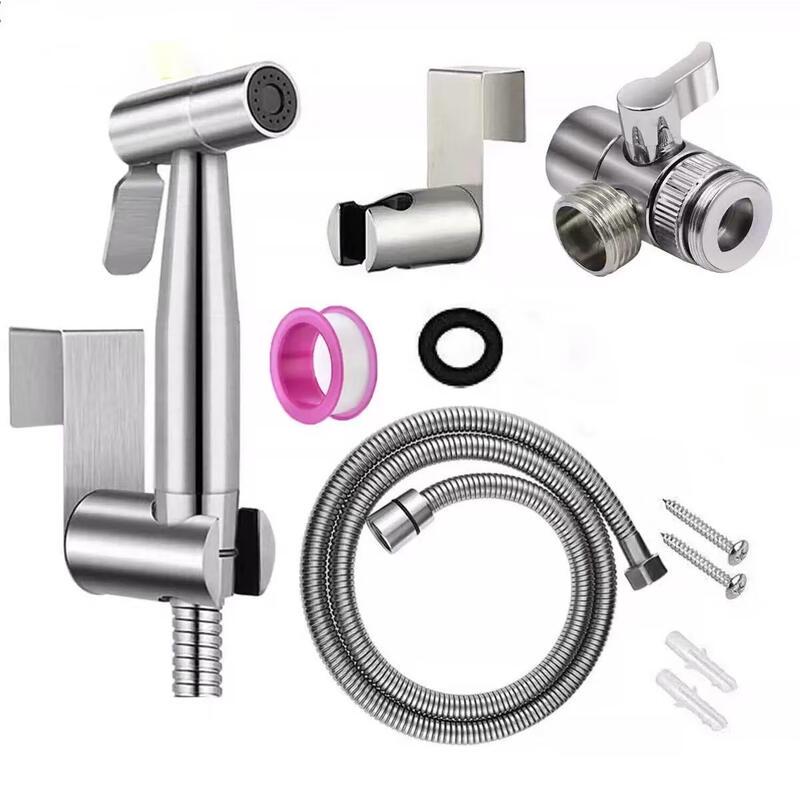 Banjue 304 Stainless Steel Toilet Bidet Sprayer Kit CN plug (adapter included)