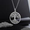 New Model Hollowed-out Life Tree Stainless Steel Women's Versatile Necklace with Titanium Steel Pendant Accessory