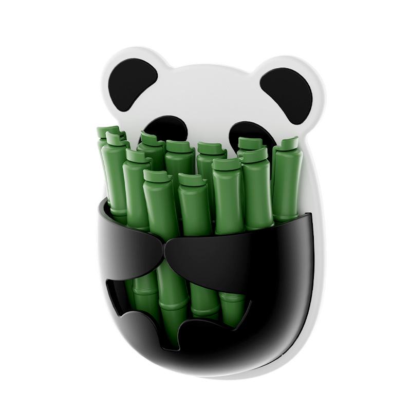 Panda Bamboo Magnetic Snack Clip & Sealing Storage Box