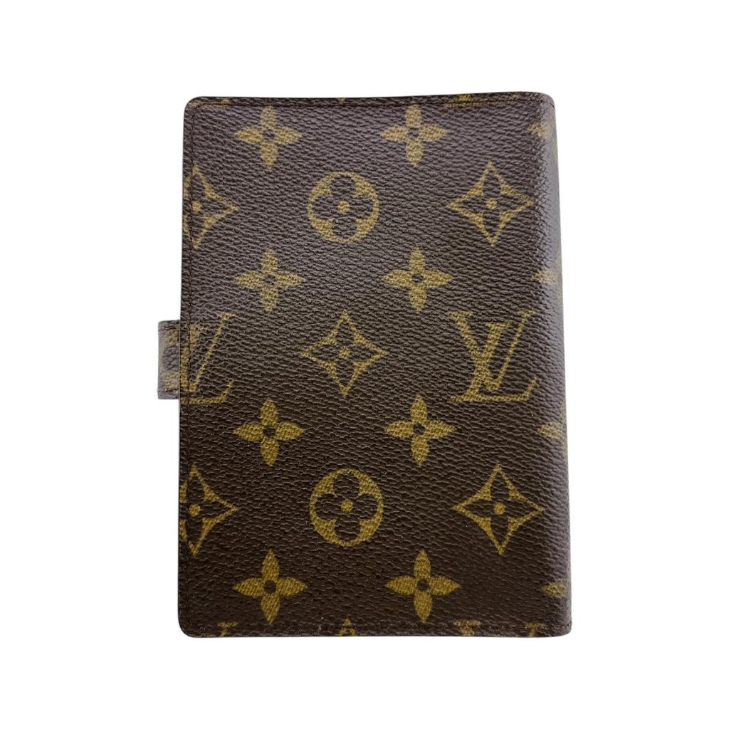 LOUIS VUITTON Monogram Agenda PM R20005 Notebook cover Monogram canvas Brown Used