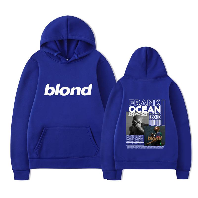 New blond Amazon autumn and winter new fleece urban casual hooded sweater