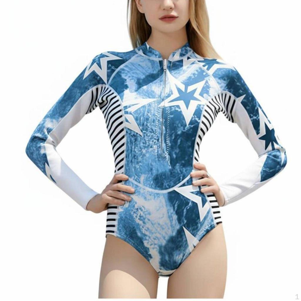 3mm Thickened Wetsuit, singlePiece Slimming Rash Guard, Thermal Swimsuit for Women, Sun Protection,