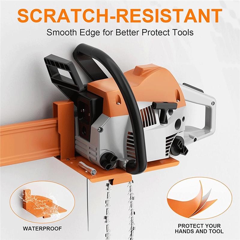 M-Modern-Chainsaw Holder, Chainsaw Wall Mount For Stihl MS250, MS251, MS170, MS171, MS172 Heavy Duty Chainsaw Rack Garage Storag