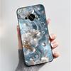 Phone Case For Oukitel C59 Pro Casing Luxury Fashion Butterfly Flower Cellphone Cases Black Jelly Soft Slim Silicone Back Cover