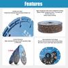 1/2/3/4Pcs Woodworking Special Saw Blade Brazed Multipurpose Woodworking Circular Cutting Blade Wood Steel Nail Aluminum PVC