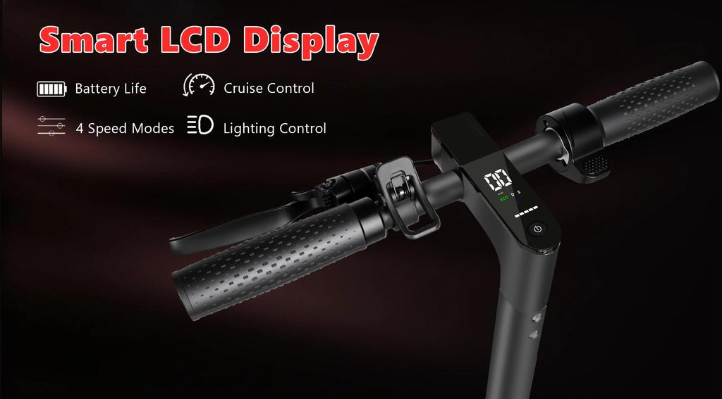 N7PRO 350W Elektroroller für Erwachsene 36V 10.4Ah Escooter Tretroller Unterstützt APP Leichtgewicht Langstrecken 30km Roller EU-Lager