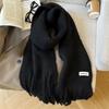 Soft Cashmere Scarf Solid Color Shawl Wrap New Winter Wool Scarf  Women